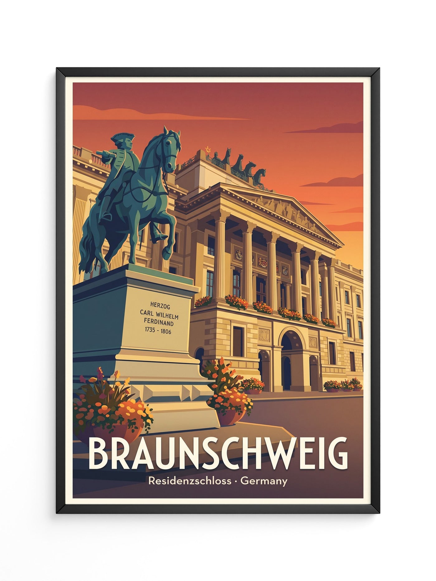 Braunschweig Schloss Abendstimmung