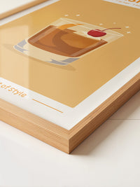 Old Fashioned Cocktail Grafik