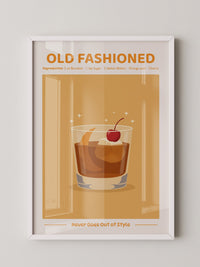 Old Fashioned Cocktail Grafik