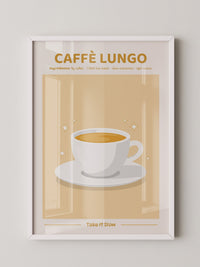 Caffè Lungo Tasse Illustration