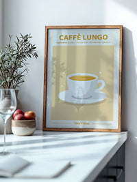 Caffè Lungo Tasse Illustration