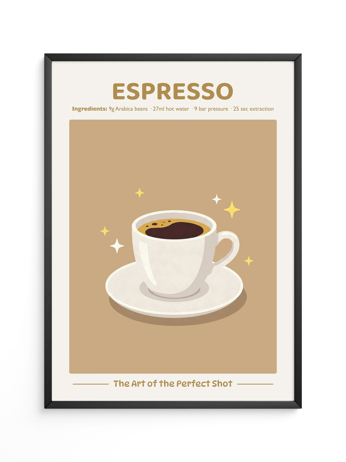 Espresso Kaffeetasse minimalistisch