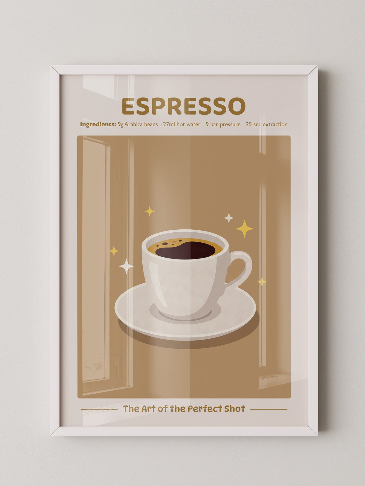 Espresso Kaffeetasse minimalistisch