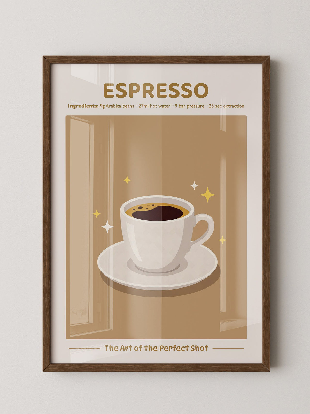 Espresso Kaffeetasse minimalistisch