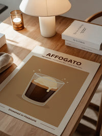 Affogato Genuss Illustration