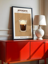 Affogato Genuss Illustration