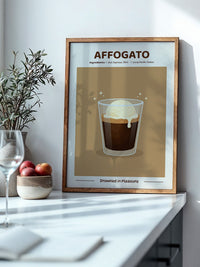 Affogato Genuss Illustration