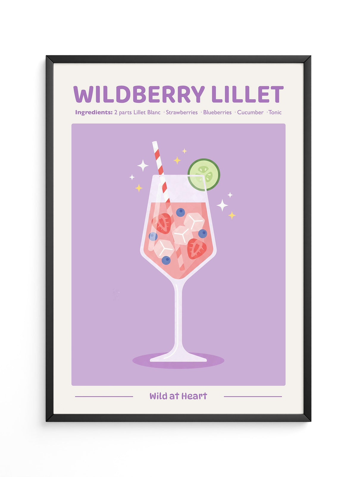 Wildberry Drink Pastellfarben