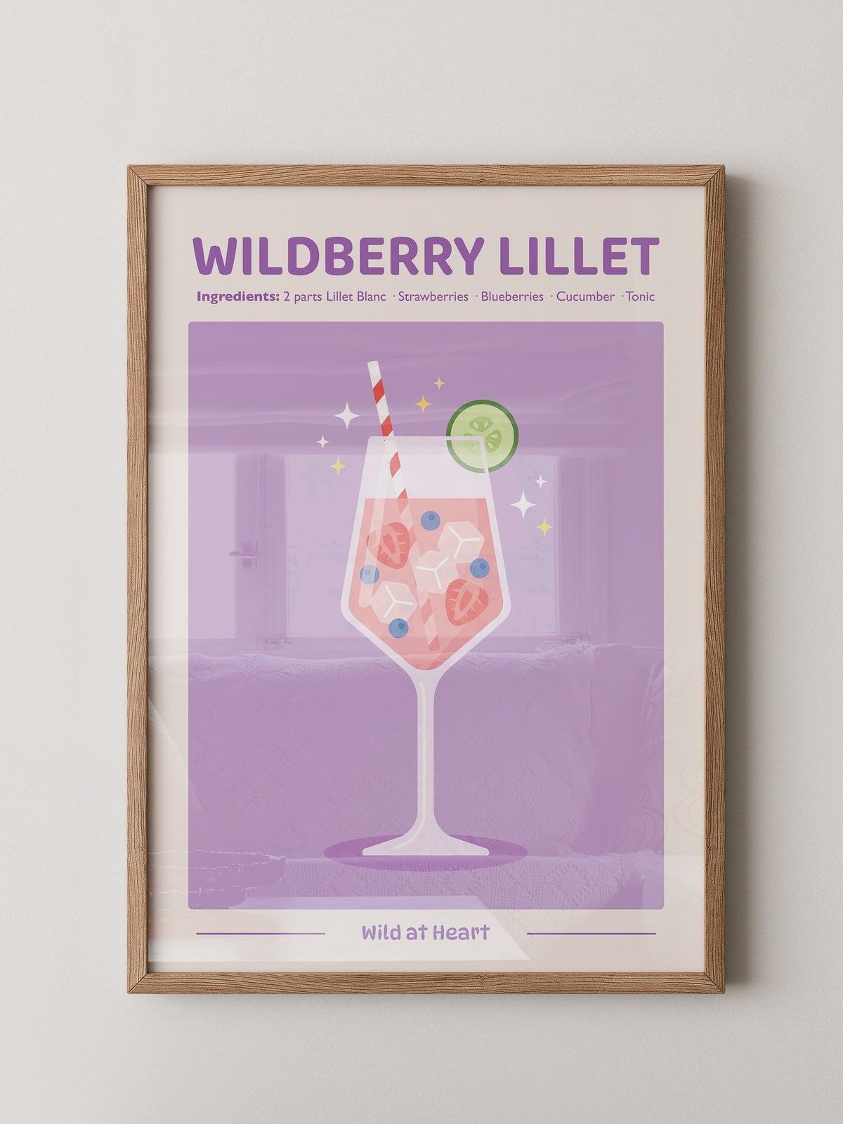 Wildberry Drink Pastellfarben