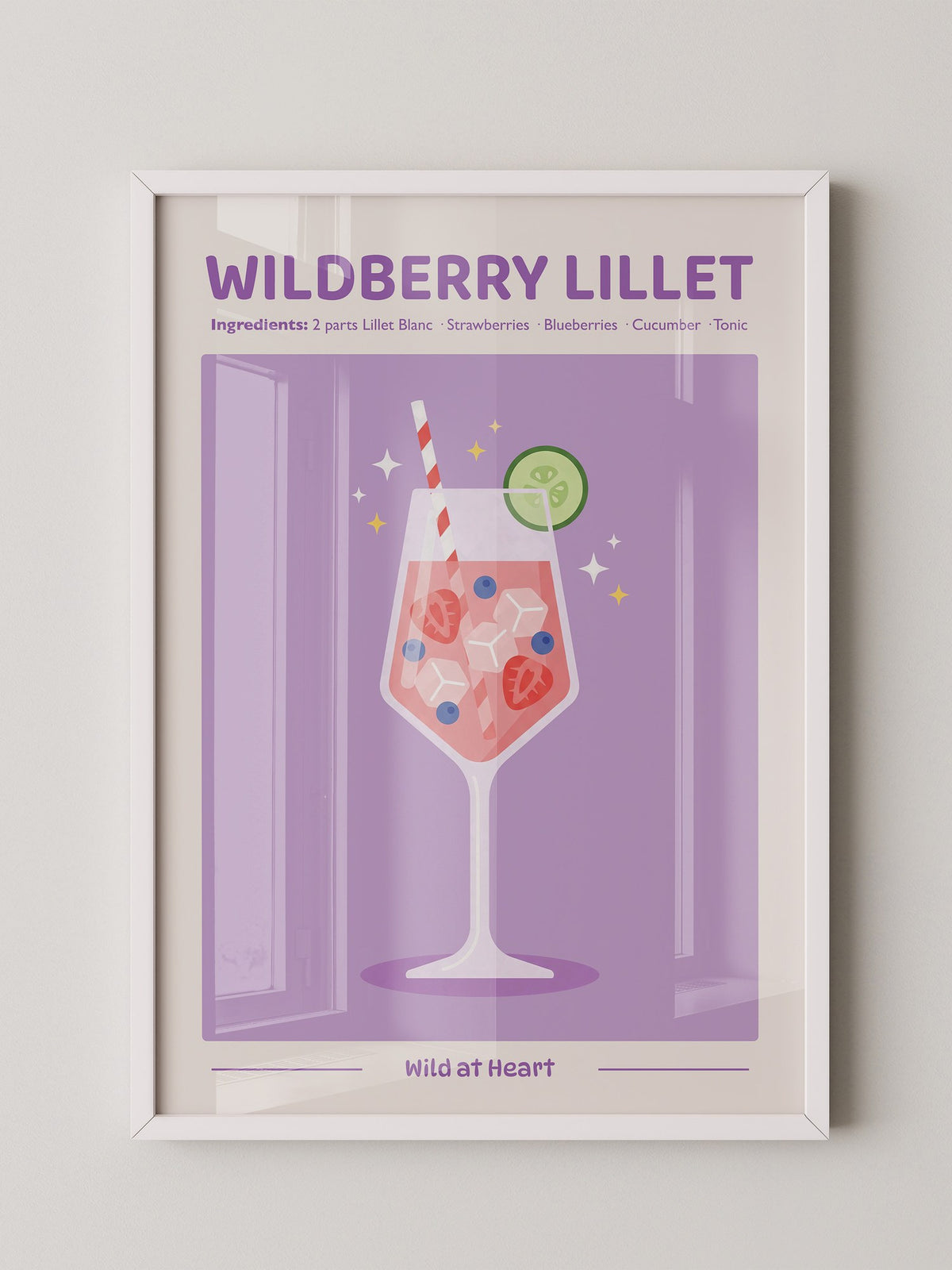 Wildberry Drink Pastellfarben
