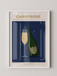 Champagnerflasche Elegant Gold