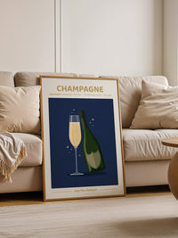 Champagnerflasche Elegant Gold