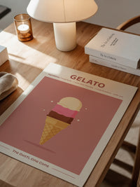 Dreifachgelato Pastellfarben