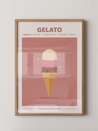 Dreifachgelato Pastellfarben