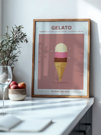 Dreifachgelato Pastellfarben