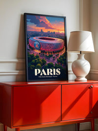 PSG Stadion Abenddämmerung
