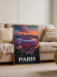PSG Stadion Abenddämmerung