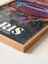PSG Stadion Abenddämmerung