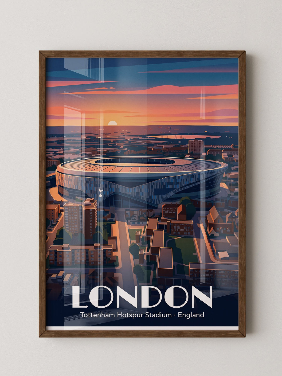 Tottenham Stadion Sonnenuntergang