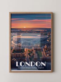 Tottenham Stadion Sonnenuntergang
