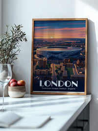 Tottenham Stadion Sonnenuntergang