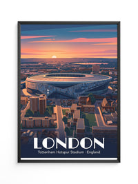 Tottenham Stadion Sonnenuntergang