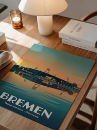 Stadion Bremen Pastellfarben