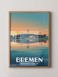 Stadion Bremen Pastellfarben