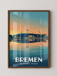 Stadion Bremen Pastellfarben