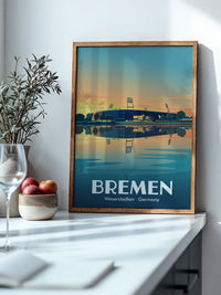 Stadion Bremen Pastellfarben