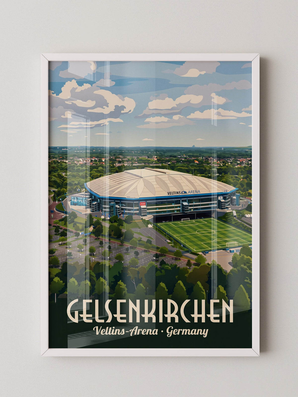 Gelsenkirchen Stadion Retro
