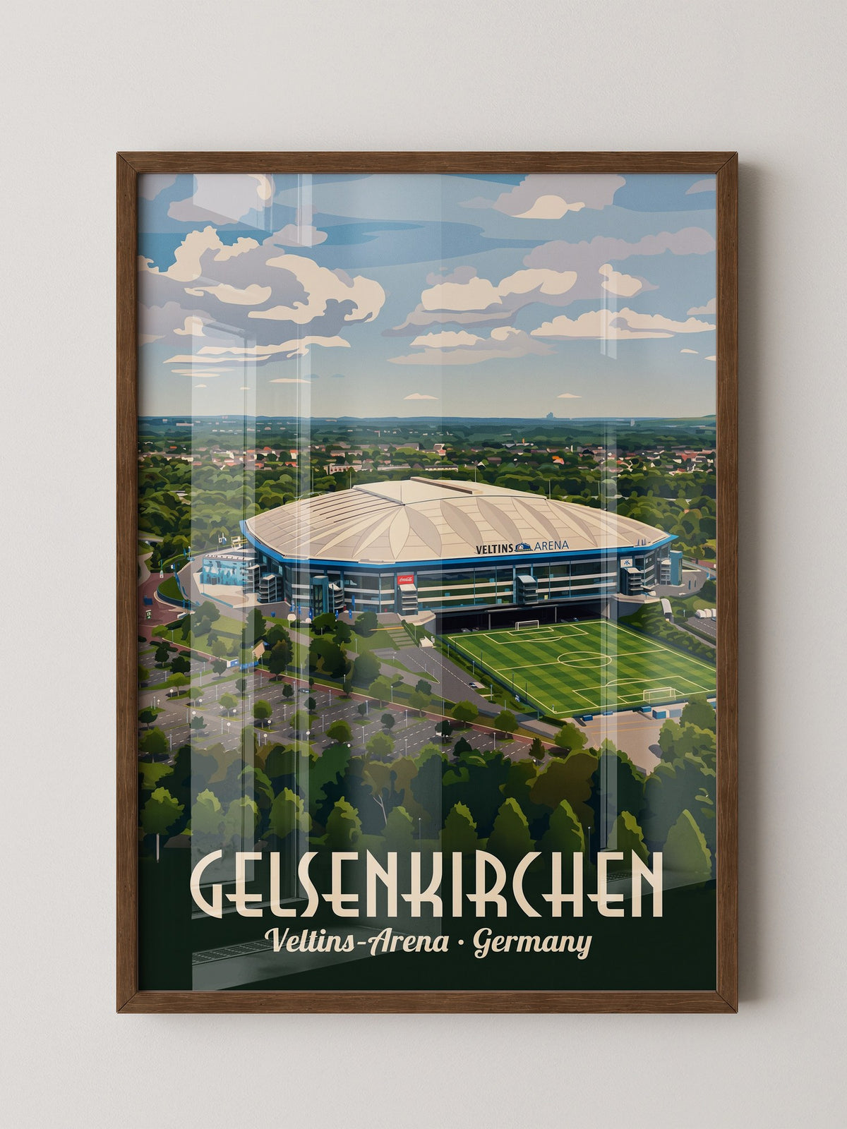 Gelsenkirchen Stadion Retro