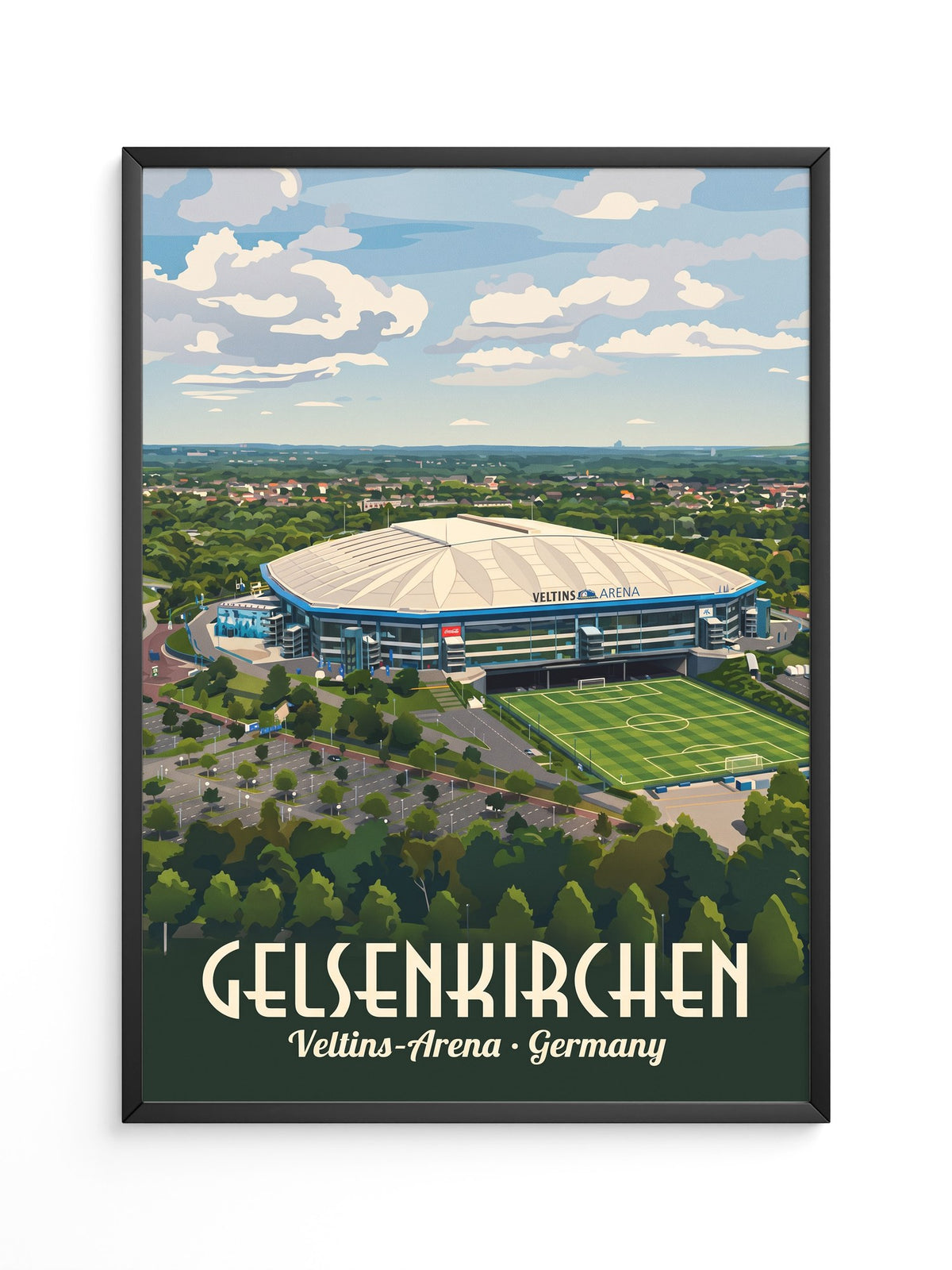 Gelsenkirchen Stadion Retro