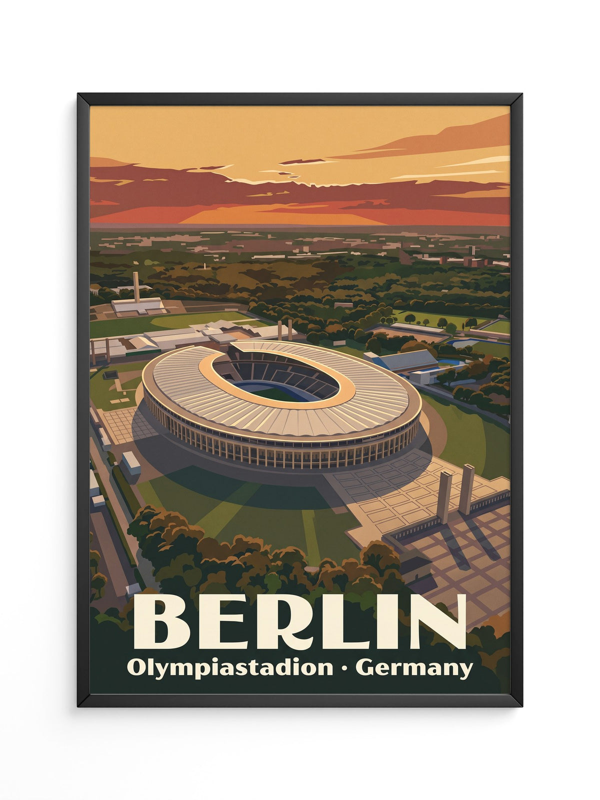 Olympiastadion Berlin RetroKulisse