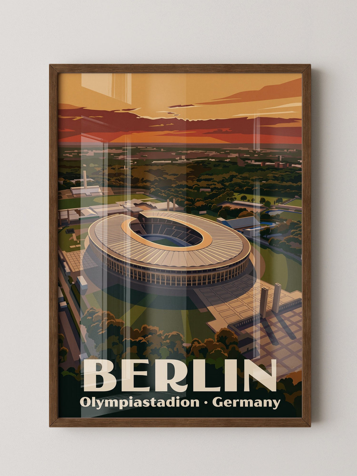 Olympiastadion Berlin RetroKulisse