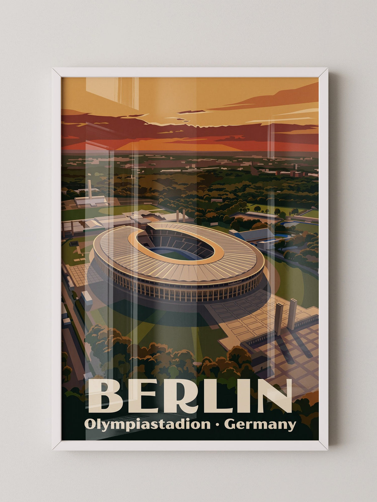 Olympiastadion Berlin RetroKulisse