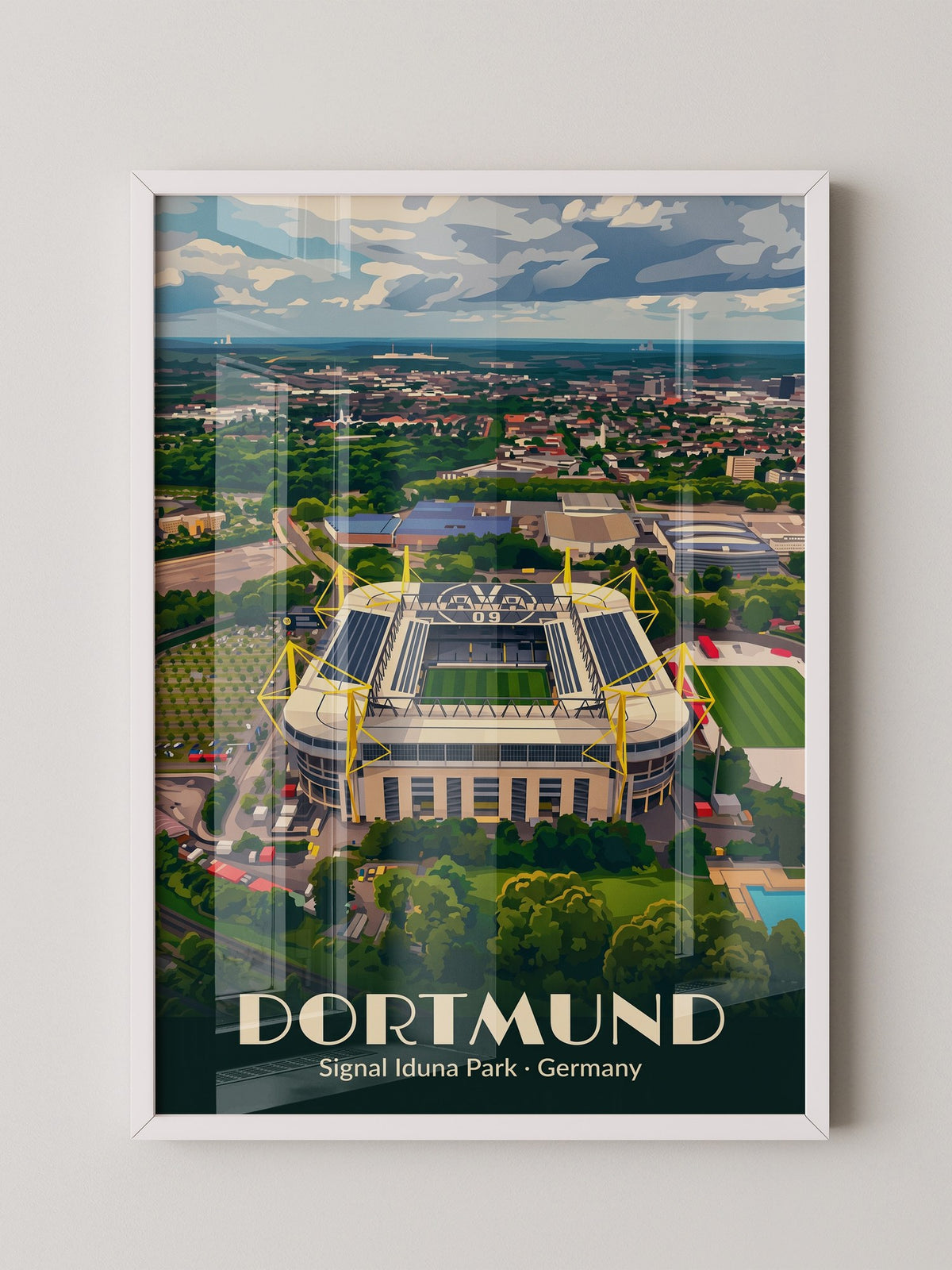 Signal Iduna Park Aerial View