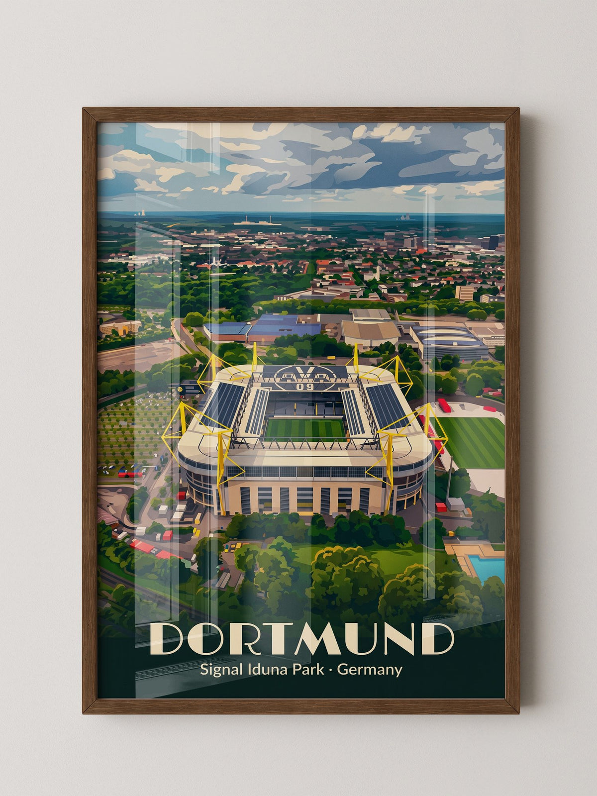 Signal Iduna Park Aerial View