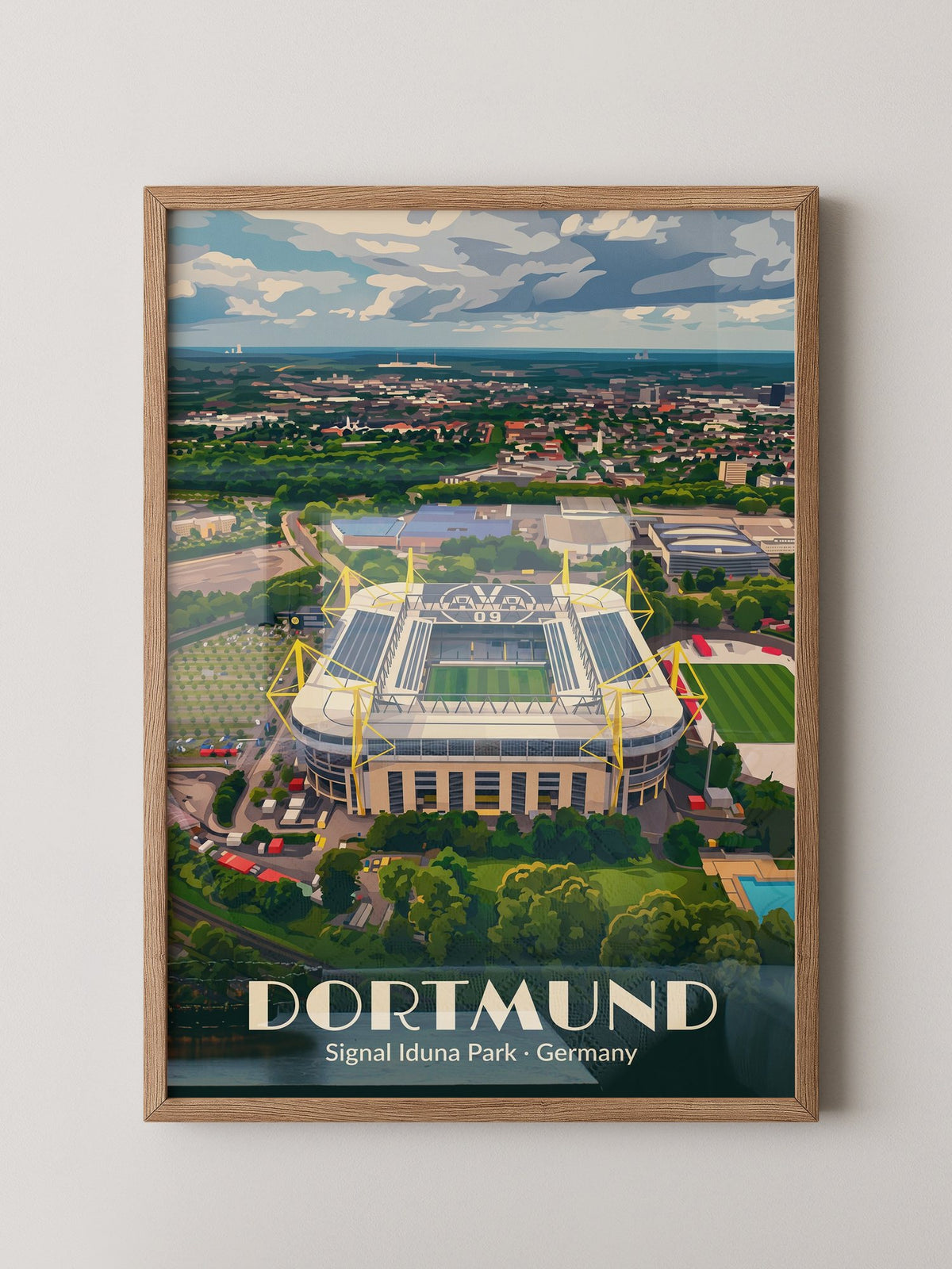 Signal Iduna Park Aerial View