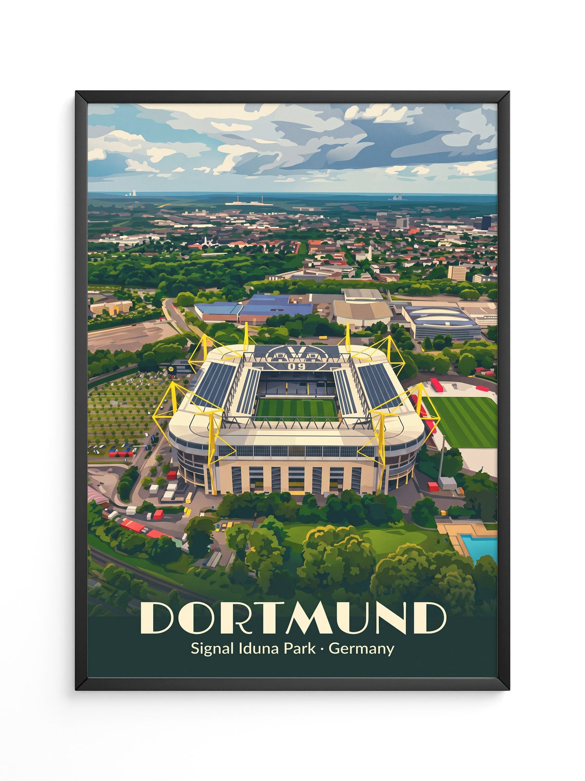 Signal Iduna Park Aerial View
