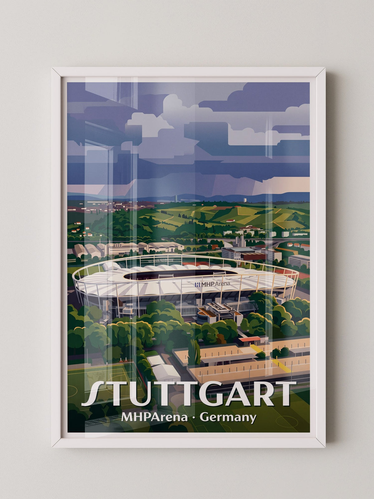 Stuttgart Stadion Panorama