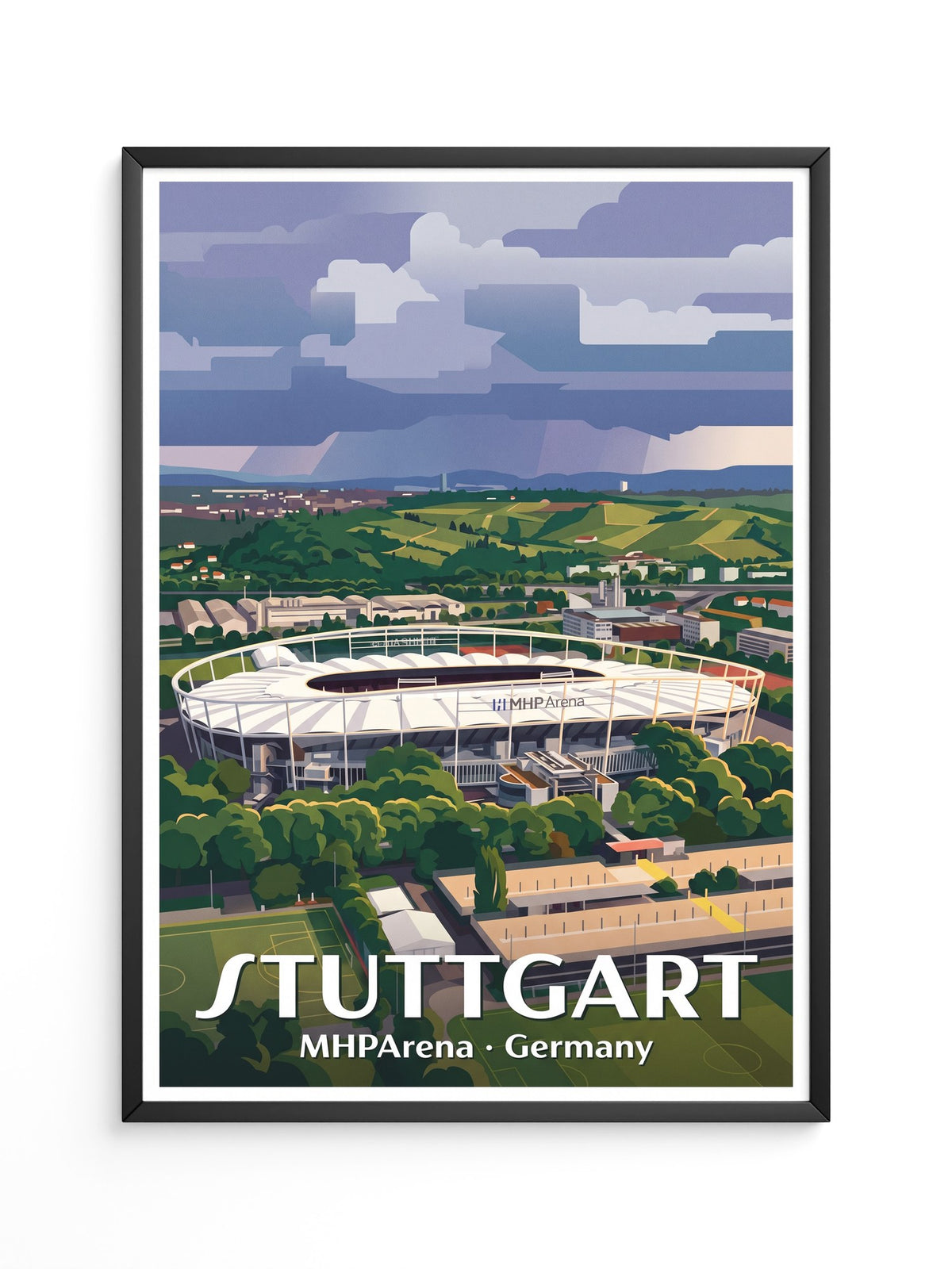 Stuttgart Stadion Panorama