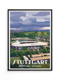 Stuttgart Stadion Panorama