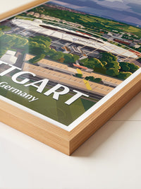 Stuttgart Stadion Panorama