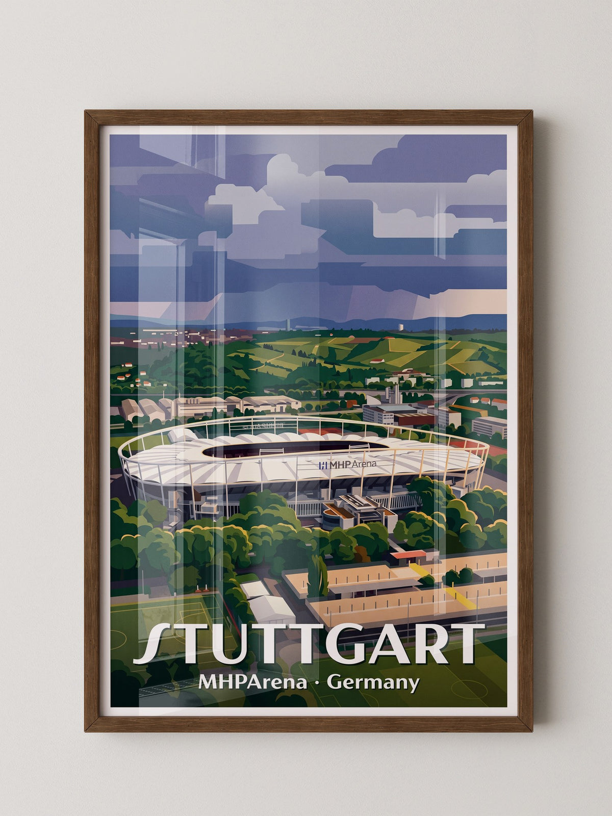 Stuttgart Stadion Panorama