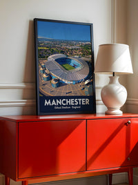 Etihad Stadion Manchester Illustration