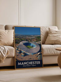 Etihad Stadion Manchester Illustration