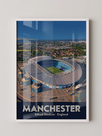 Etihad Stadion Manchester Illustration