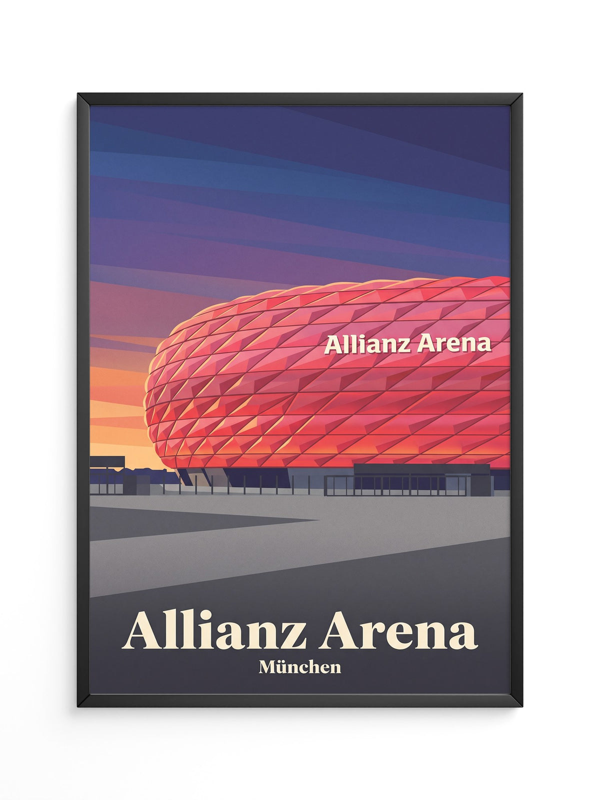 Allianz Arena Rot Stimmungsvoll