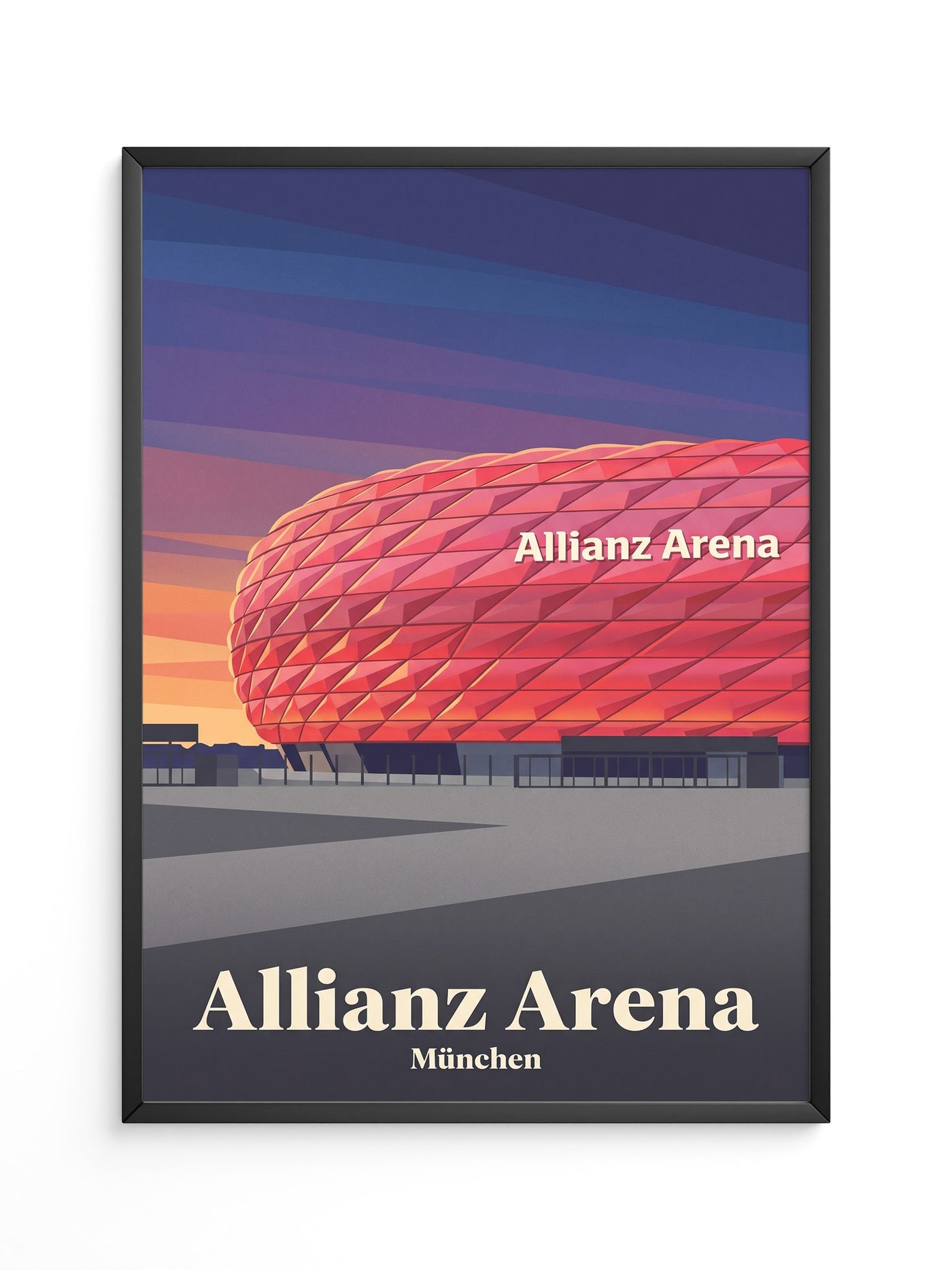 Allianz Arena Rot Stimmungsvoll